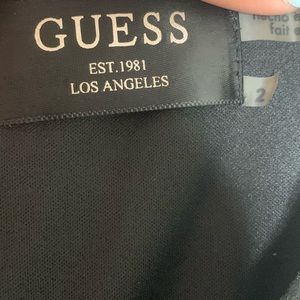 Guess black and gold dress
